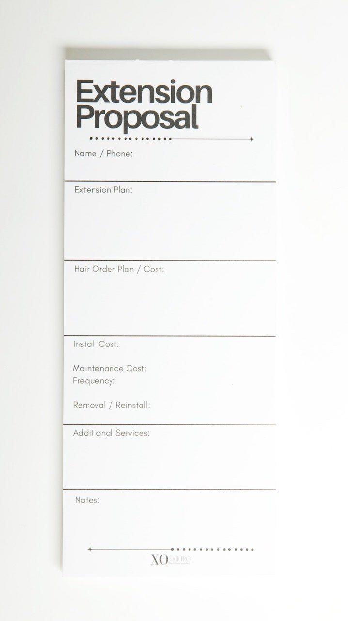 Extension Proposal Pad